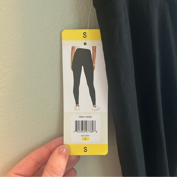 Orvis Midweight High Rise Fleece Lined Legging Womens Size Small Black Leggings - Picture 4 of 11